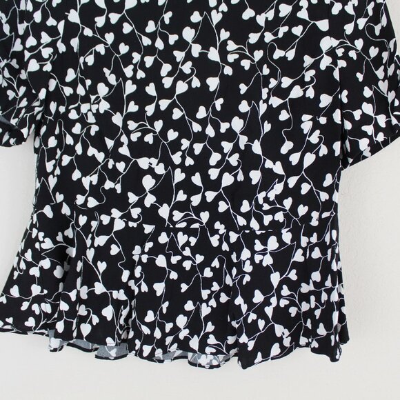 NWT Diane von Furstenberg DVF Peplum Top– Chic Workwear, Date Night, or Events - Picture 11 of 13